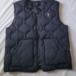 Eastside Golf Navy Blue Quilted Puffer Vest Mens Xl Zip